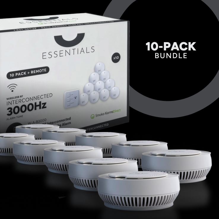 Watch Essentials Interconnected Photoelectric Smoke Alarm 10 Pack