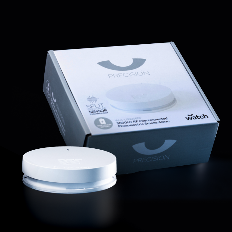Watch Precision Interconnected Photoelectric Smoke Alarm 5 Pack
