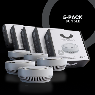 Watch Essentials Interconnected Photoelectric Smoke Alarm 5 Pack