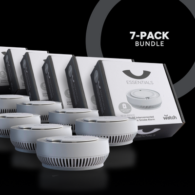 Watch Essentials Interconnected Photoelectric Smoke Alarm 7 Pack