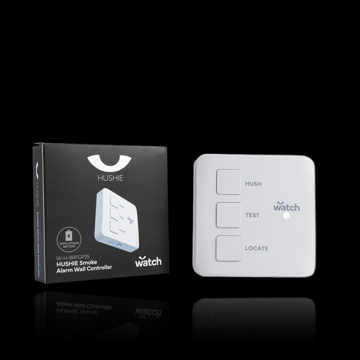 Watch Hushie Remote for Interconnected Smoke Alarms