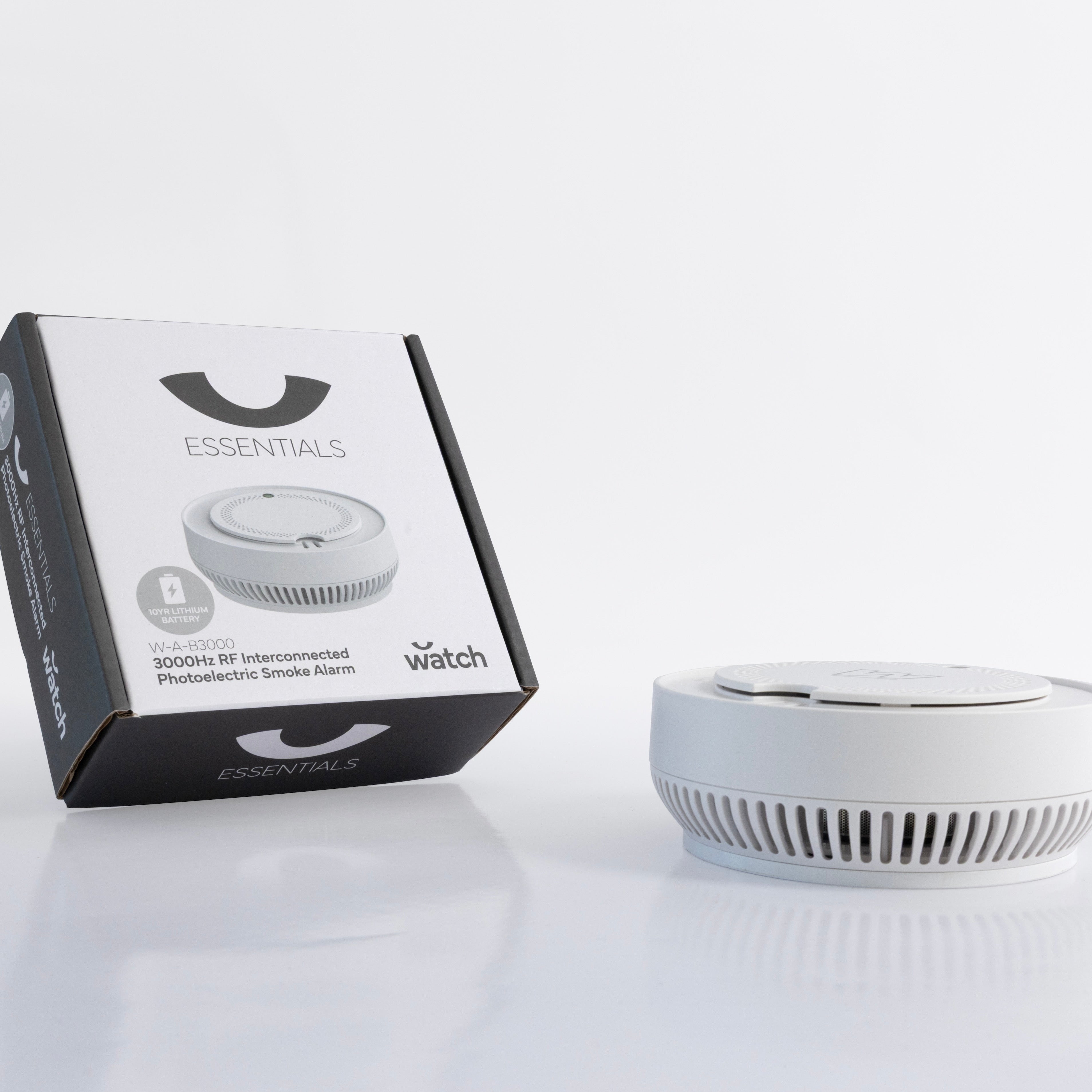 Essentials 3000Hz Lithium Smoke Alarm - 5 Pack